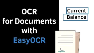 Document Text Detection OCR with EasyOCR and Python