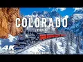 Lagu Colorado Winter Wonderlands 4K ❄ Besneeuwde bergtoppen, bevroren bossen en de magie van de Rockies