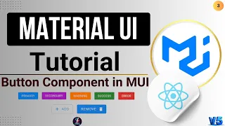 Button Component of Material UI in React JS React JS Material UI Tutorial in Hindi