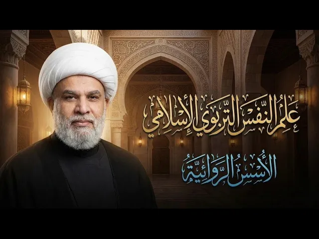 ⁣(4)| الأُسس الروائية |درس علم النفس التربوي الإسلامي وفق منهج أهل البيت- فضيلة الشيخ : أمين النصار 
