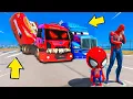 Lagu HOMEM ARANHA FOI SALVAR O MCQUEEN… MAS O CAMINHÃO DO MAL LEVOU ELE! 😱🚛🔥 GTA 5