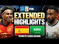 Spain vs Saudi Arabia Extended Highlights 2026 FIFA World Cup