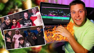 how i edited sidemen christmas songs music videos