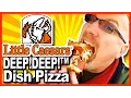 Little Caesars DEEP DEEP Dish Pizza Crazy Bread Review