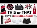 This or That Build Your Dream CHEERLEADER Day