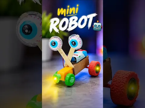 Mini robot 🤖🤖👽 #ytshorts #experiment #rjexperiment #diy