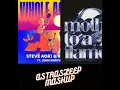 WHOLE AGAIN x MOTH TO A FLAME - STEVE AOKI X KAAZE FT.THE WEEKND & JOHN MARTIN ( ASTRASLEEP MASHUP )