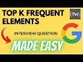 Top K Frequent Elements - Leetcode 347