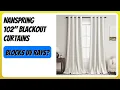 REVIEW 2026 Nanspring 102 Blackout Curtains Features