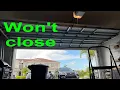 Garage door wont close Stops and Reverses Voltage Test