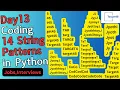 Day13 Coding series 14 String Patterns in Interviews Jobs programming exams Target45
