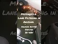 How to Lane Filter Legally in Arizona