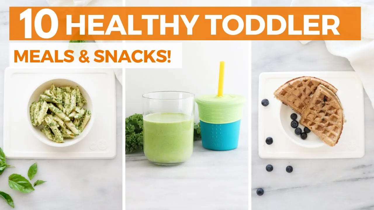 10 Easy, Healthy Toddler Meal & Snack Ideas! Gluten-Free & Dairy-Free