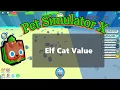 Elf Cat Value in Pet Simulator X Roblox Pet Sim X Shiny Update Value List