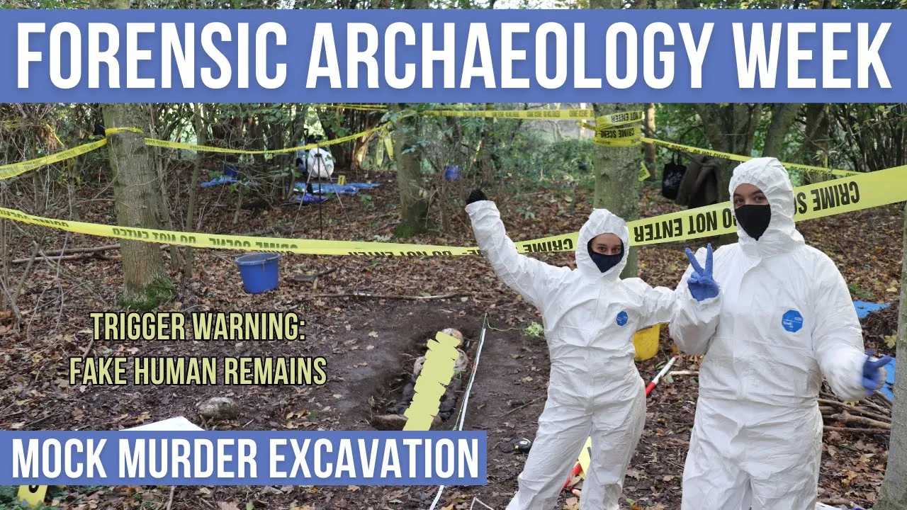 Excavating a **Mock** Murder Burial // A Week in the Life of a Forensic Archaeology Student