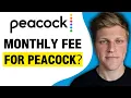 What Is The Monthly Fee For Peacock 2026