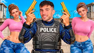 Enamorando CHICAS como POLICÍA MILLONARIO en GTA 5 ​😎💸🚨(Mods)