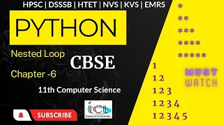Nested Loop in Python learn python python tutorial in Hindi python for beginners python lectures