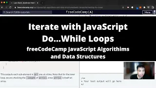 Iterate with JavaScript Do While Loops Basic JavaScript freeCodeCamp tutorial
