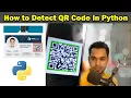 How to Detect QR Code and Bar Code in Python OpenCv Bangla python tutorial Bangla Part-9