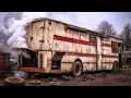 Lagu Starting Retro BUS Camper 1990 - Abandoned Karosa - Will it Start?