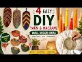 Amazing DIY Macrame Yarn Wall Decor Ideas Easy Handmade Home Decoration youtube