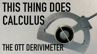 It finds the derivative: The Ott Derivimeter (1930s)