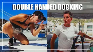How We Dock our Catamaran with Only Two People (& a Watermaker Problem Update)