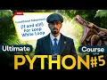 Python Course Part 5 - Control Flow If-Elif-Else For While Loops 2026