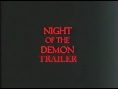 Night Of The Demon (1980) Trailer