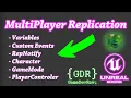 Multiplayer Replication Basics in Unreal Engine - Variables Events Classes explained