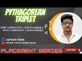 Pythagorean - Triplet Array Java GFG PlacementPreparationSeries FullExplanationWithCode Safdar