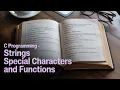C Programming - strings special characters and functions Part 25