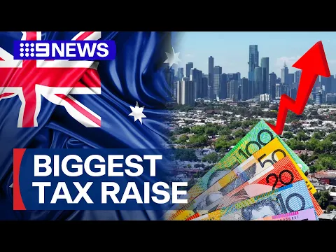 Download MP3 Australians hit with biggest tax increase in the world, says new data | 9 News Australia