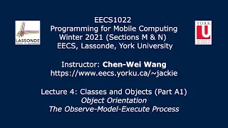 EECS1022 W21 - Lecture 4