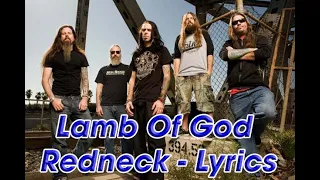lamb of god redneck lyrics