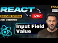 React JS 19 Tutorial in Hindi Get Input Field Value On change event