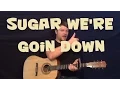 Download Lagu Sugar We're Goin Down Fall Out Boy Easy Strum Guitar Lesson How to Play Tutorial