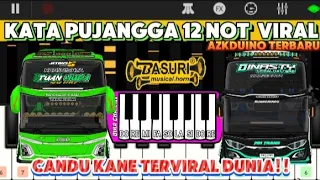 piano basuri kata pujangga 12 not terenak didunia modul azkduino 