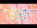 Almost All The Printables of KateMade PT-3