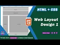 Download Lagu How to create Website Page Layout in HTML CSS | using Float - Web Layout Design Tutorial 01