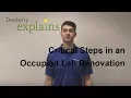 What are the Critical Steps in an Occupied Lab Renovation