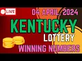 Kentucky Midday Lottery Results For - 04 April 2024