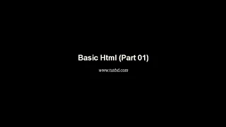 Basic HTML Bangla Tutorial part 01 - Tutbd com