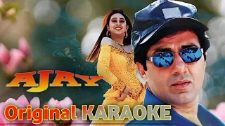 chammak challo zara dhere chalo karaoke ajay 1996 kumar sanu