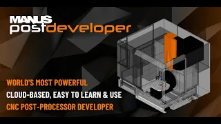 The first and only cloud-based software for CNC MANUSpost developer