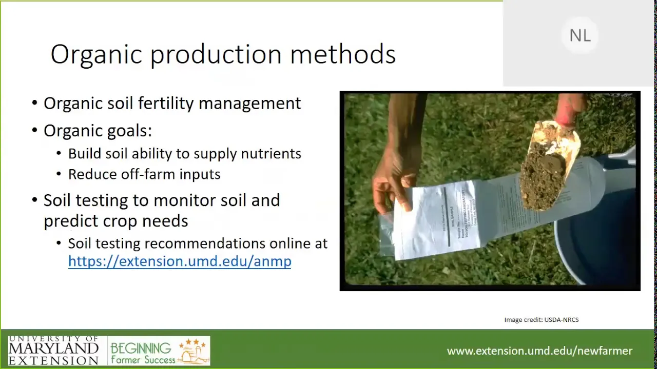 Intro to Organic Production and Certification