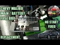 CHEVY MALIBU MAIN BATTERY FUSE REPLACEMENT not starting fixed