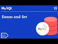 Enum and Set - string datatypes in MySQL