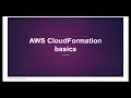 AWS Basics Create EC2 instance using AWS CLoudFormation
